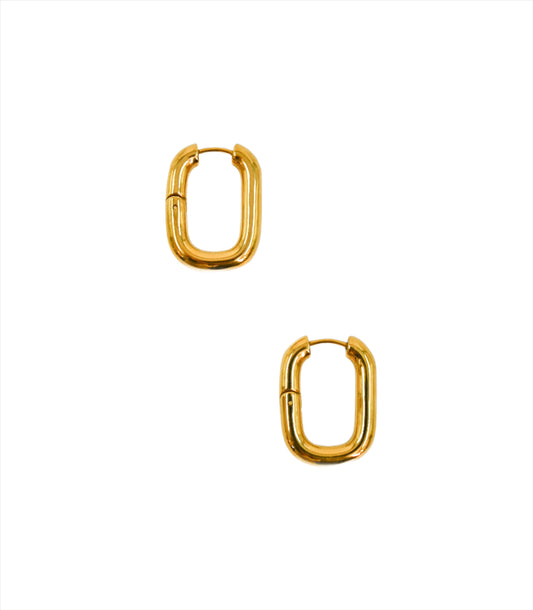 statement large hoops in gold