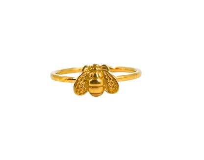 Bee gold ring