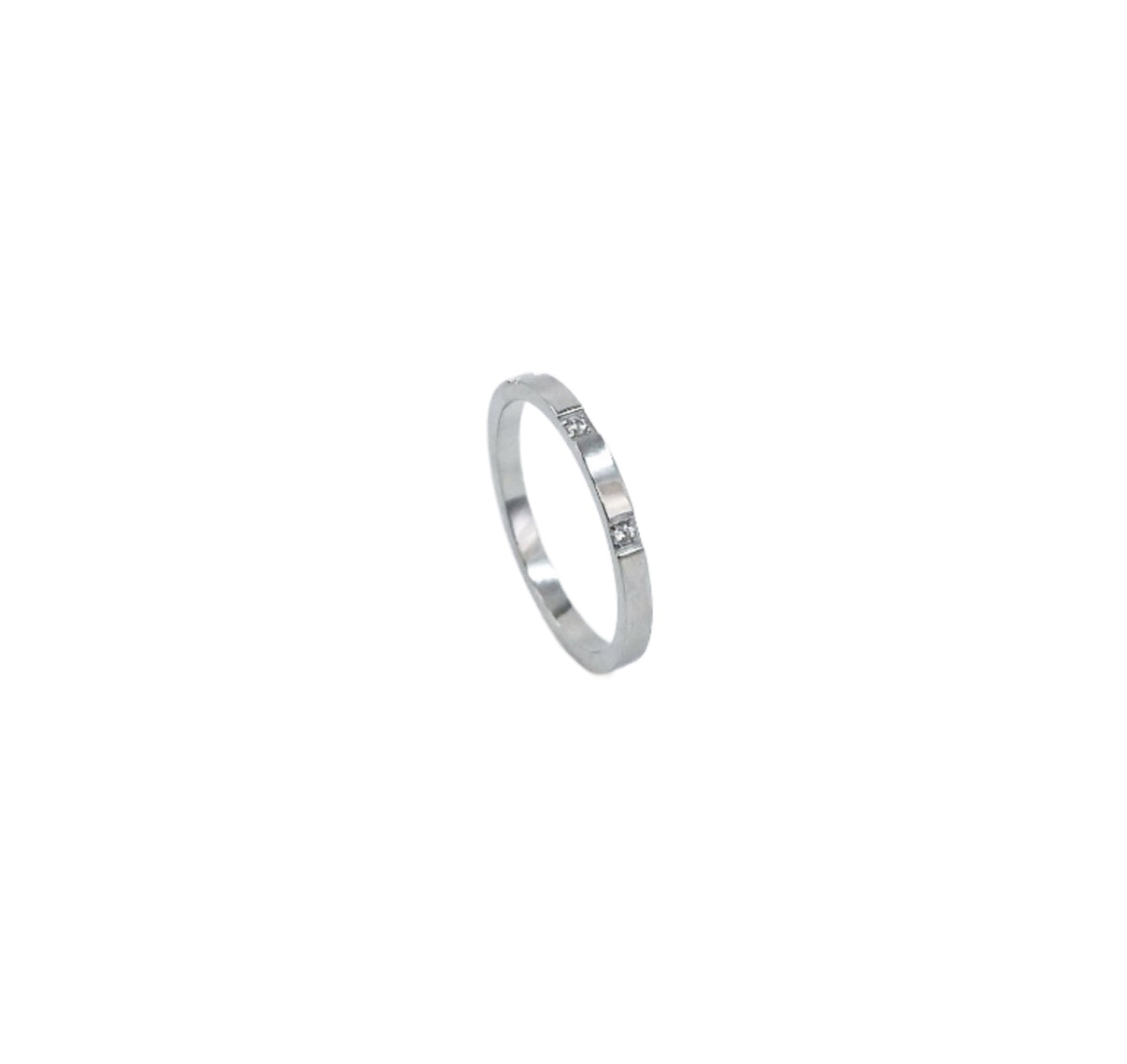 Cartier style ring in silver