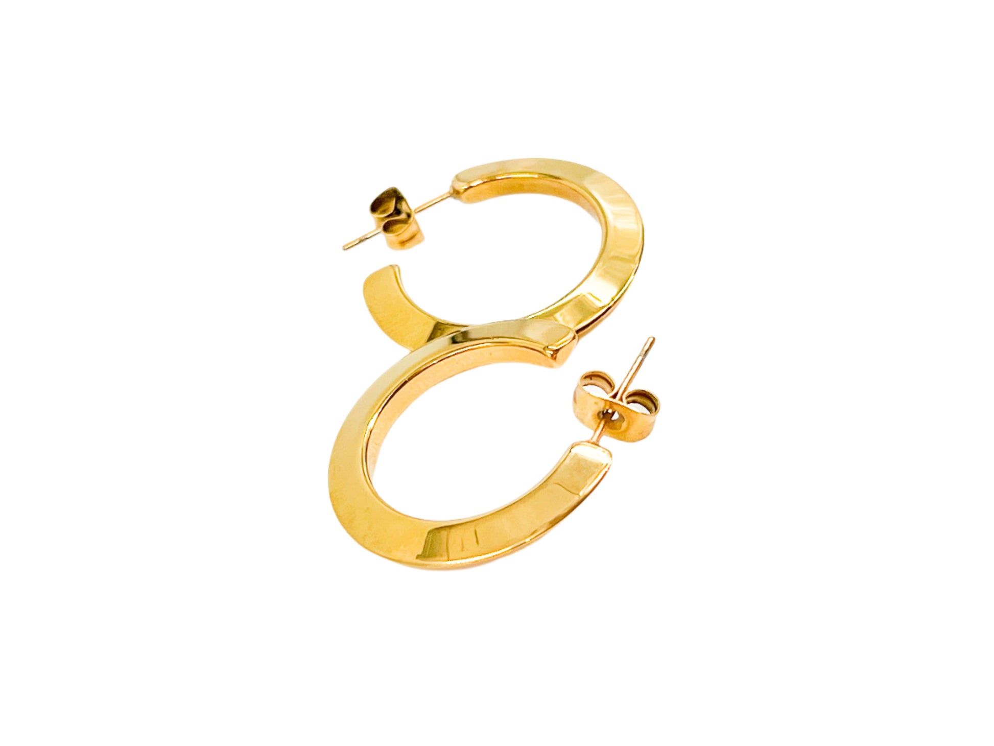 classic gold cuff hoop